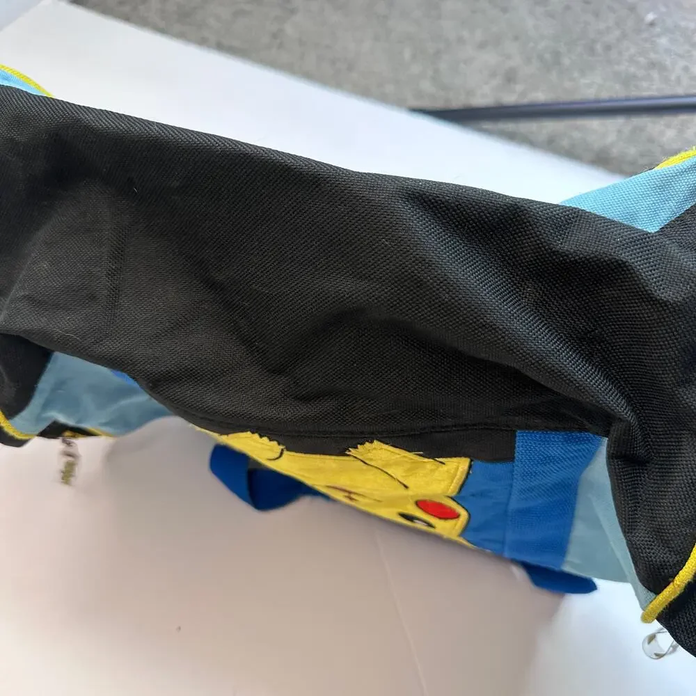 Vintage Pokemon Pikachu Duffle Gym Overnight Bag